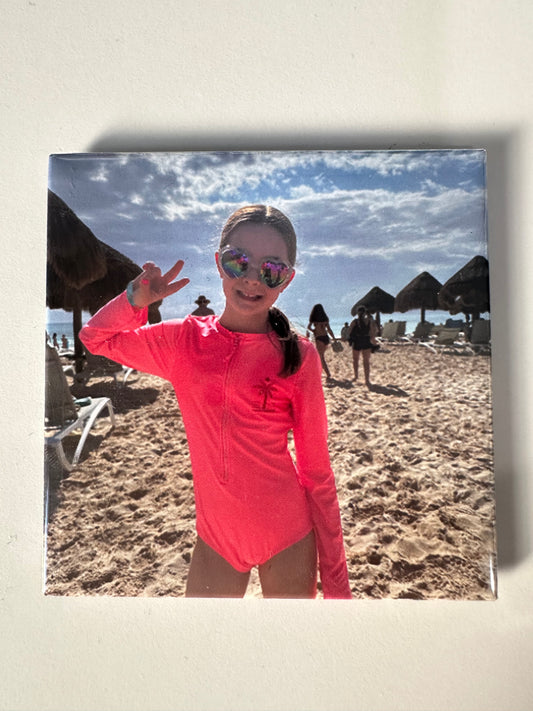 2.5 x 2.5 Custom Photo Magnet (Single)